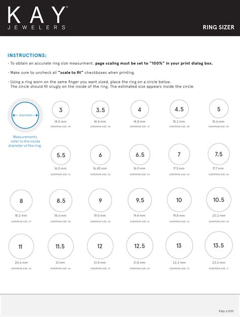 pandora ring size conversion chart|pandora size guide rings.